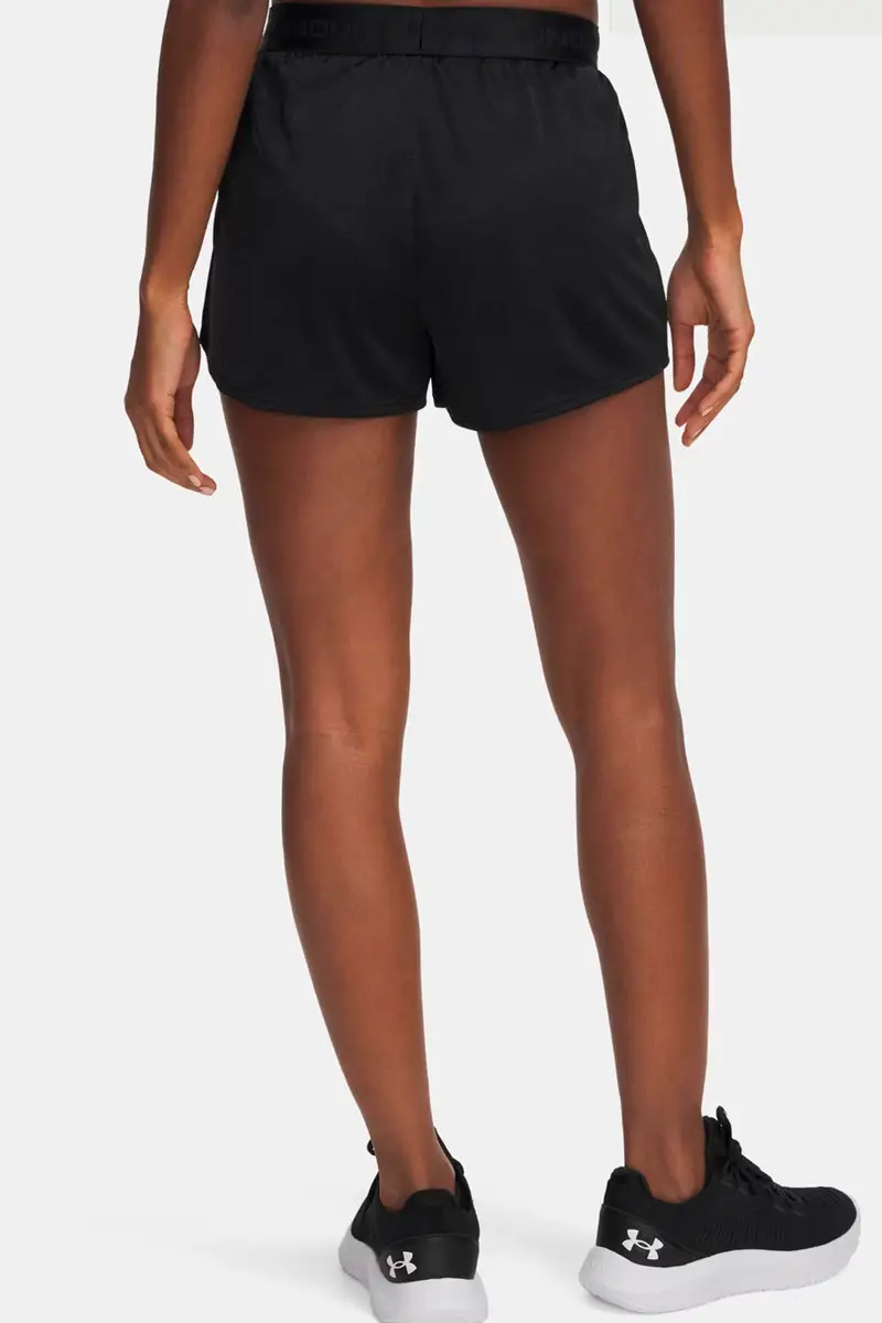 Pantaloncini Neri con Elastico in Vita UNDER ARMOUR Tech™ Play Up Shine miniatura 3