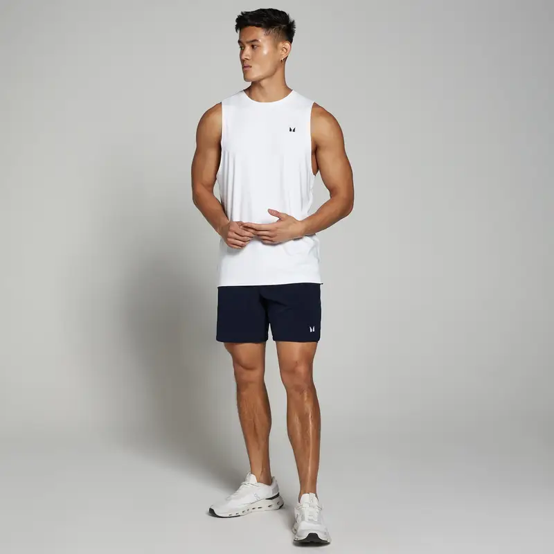 Pantaloncini sportivi 2 in 1 MP da uomo - Blu navy - XXS miniatura 2