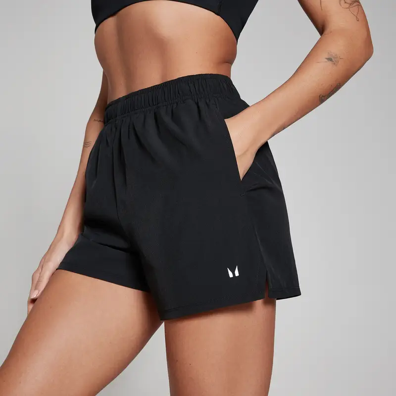 Pantaloncini sportivi 8 cm MP da donna - Neri - XS miniatura 3