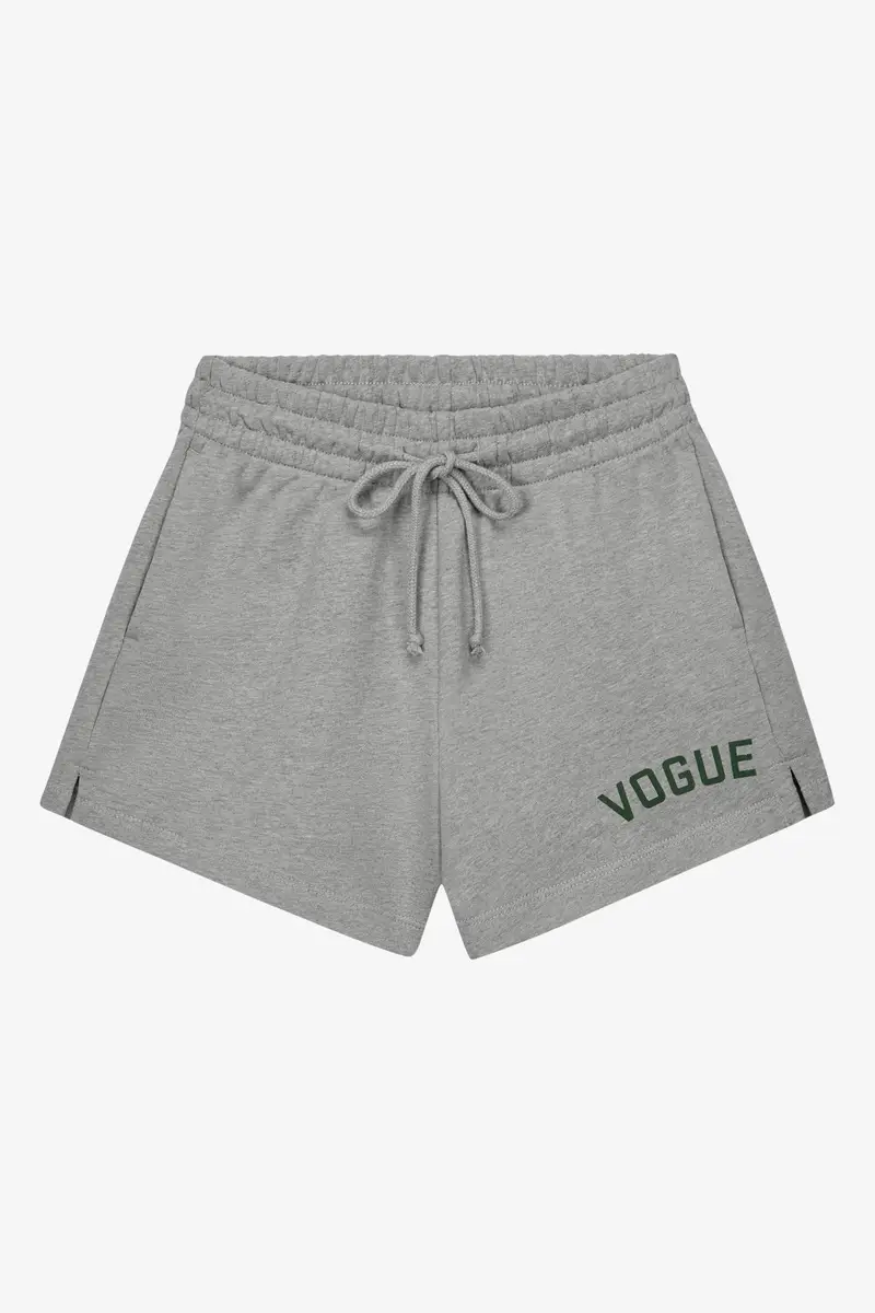 Pantaloncini VOGUE Retro Sports grigi con stampa logo college