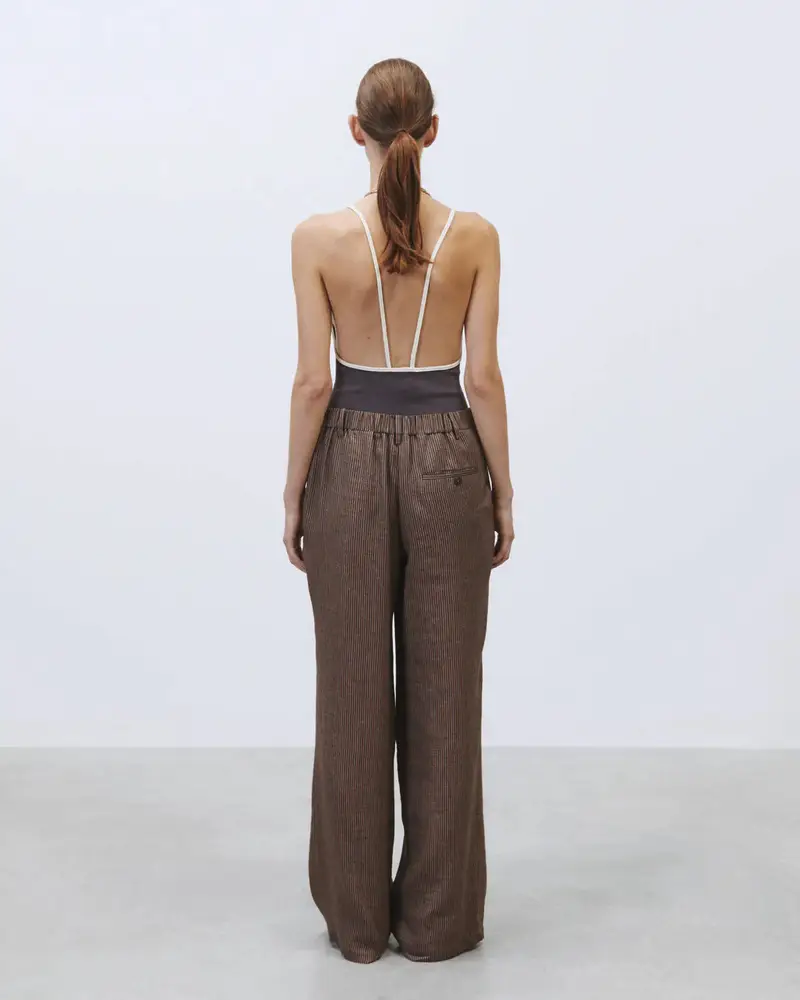 Pantalone a microrighe miniatura 2