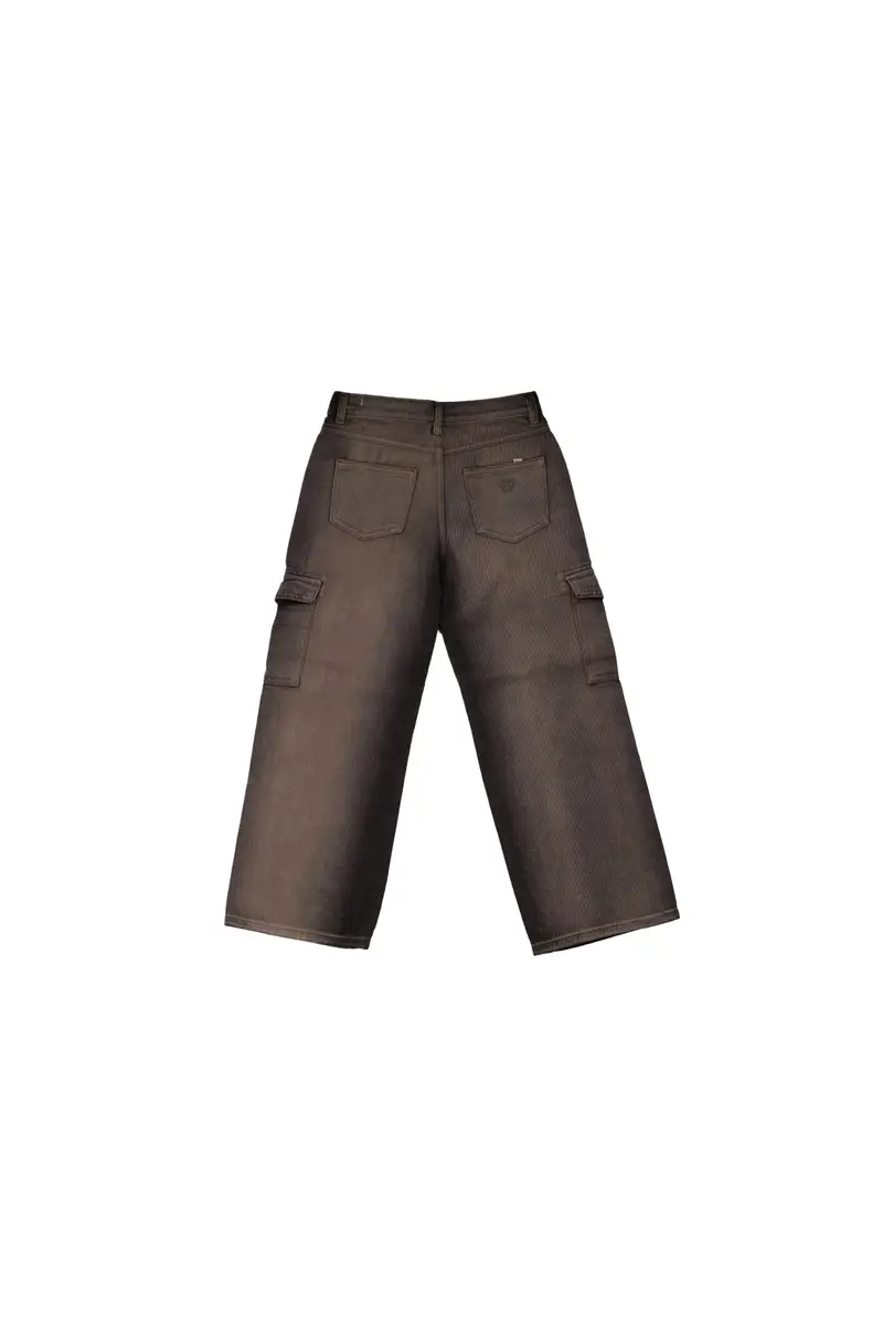 Pantalone Bambina GUESS Vintage denim Blk overdye rgd dnm wide cargo miniatura 2