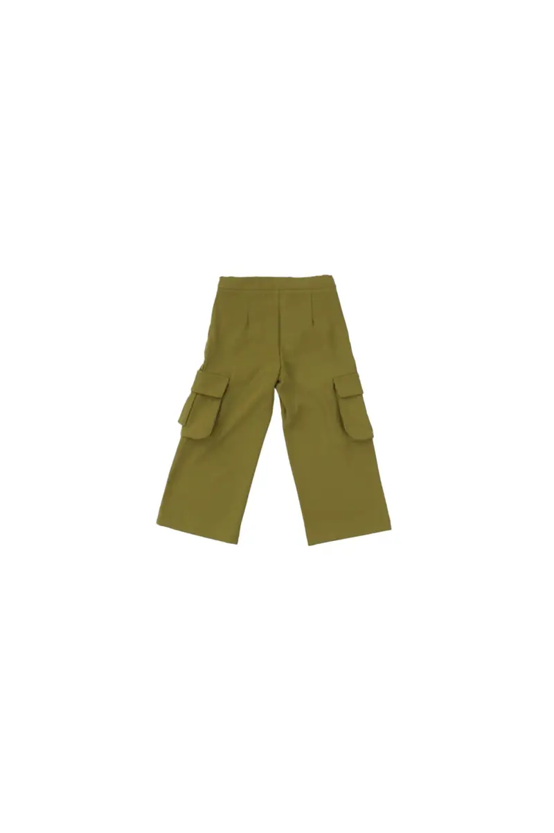 Pantalone Bambina MANILA GRACE Muschio Cargo miniatura 2