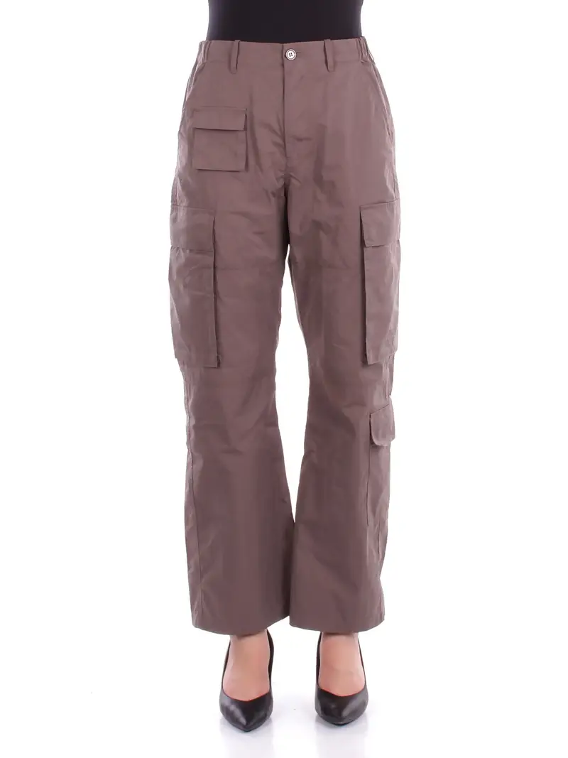 Pantalone Bambina MM6 MAISON MARGIELA Marrone Mm6p159u cargo