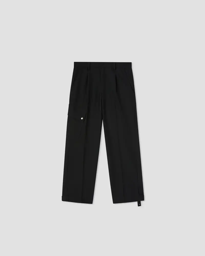 Pantalone cargo nero