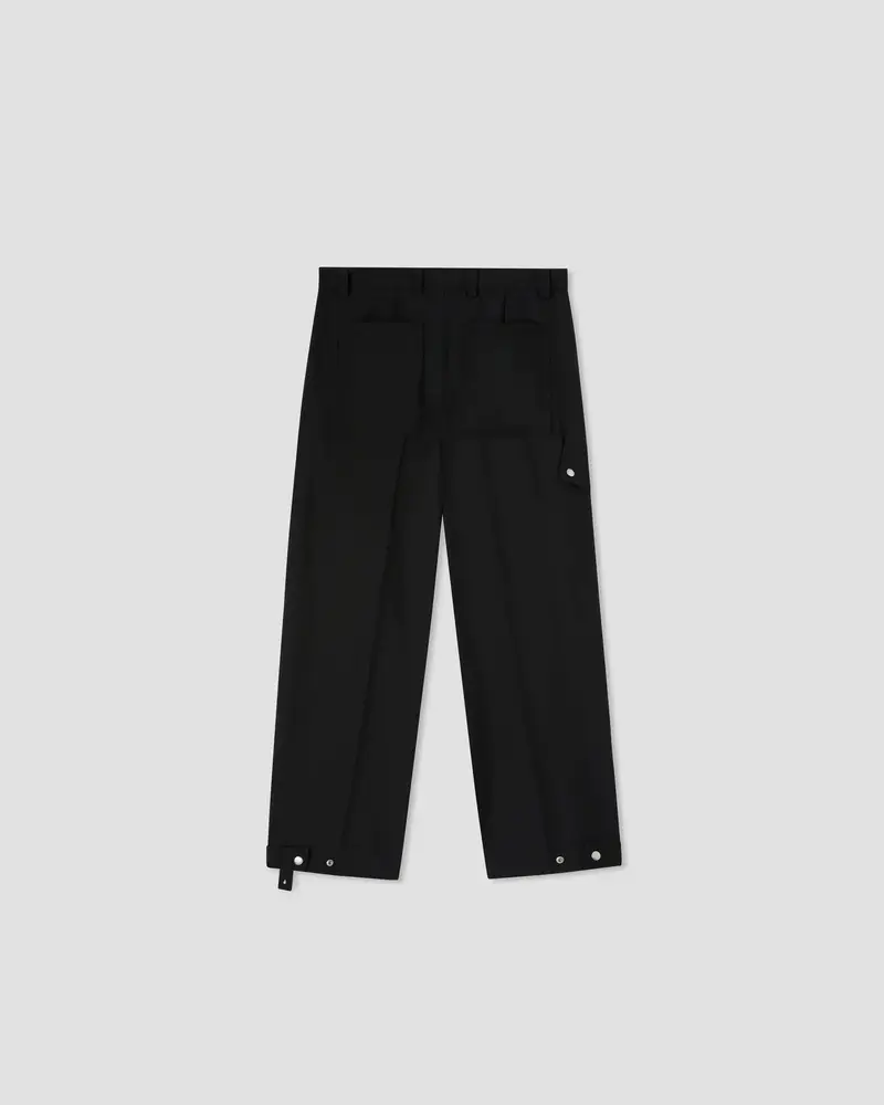 Pantalone cargo nero miniatura 2