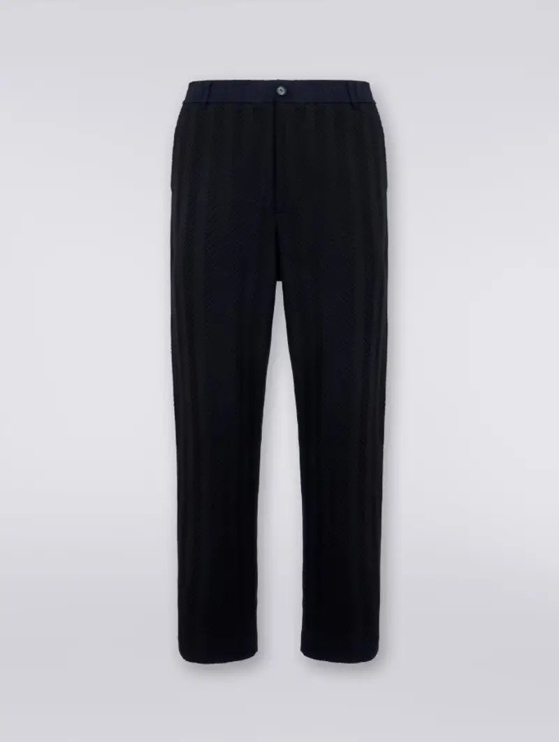 Pantalone con motivo a zig zag
