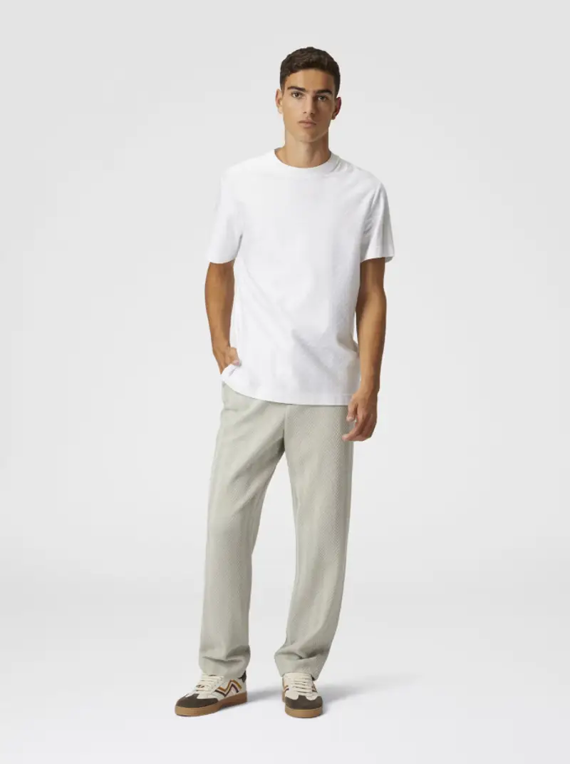 Pantalone con motivo a zig zag miniatura 2