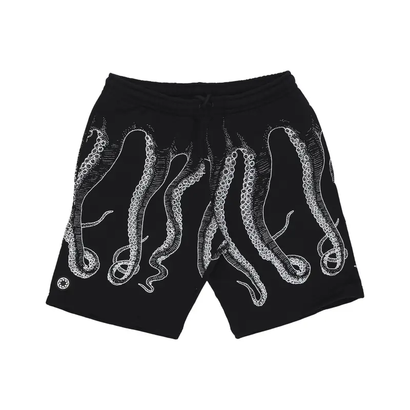 Pantalone Corto Tuta Uomo Outline Sweatshorts Black/dustywhite