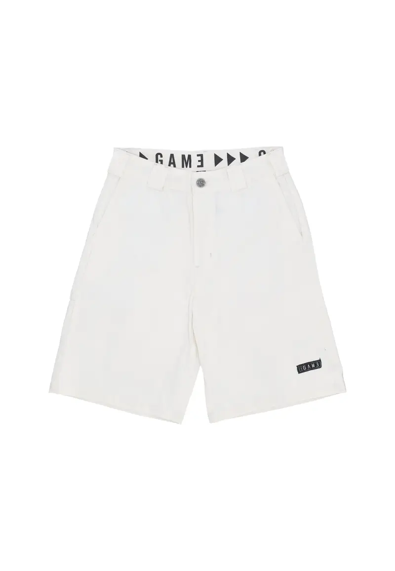 Pantalone Corto Uomo Chicano Work Short White