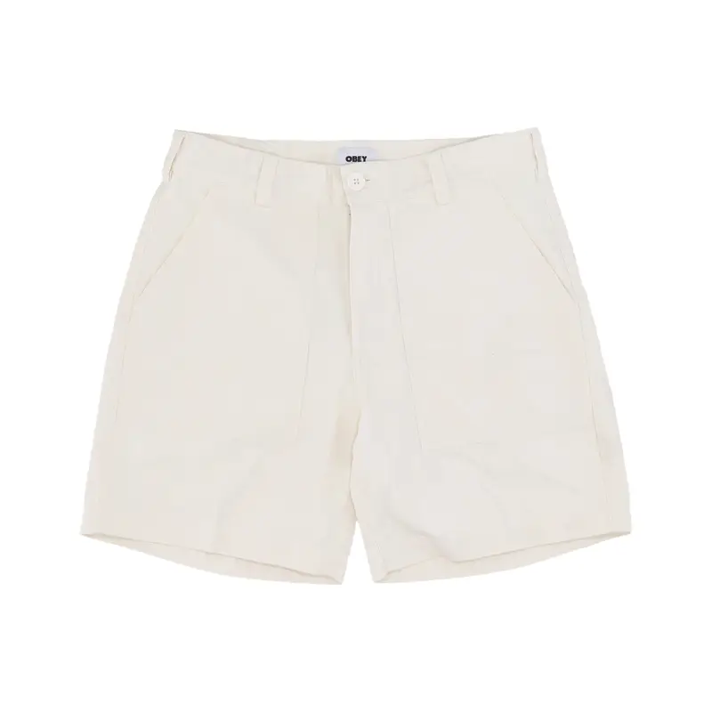 Pantalone Corto Uomo Utility Short Unbleached