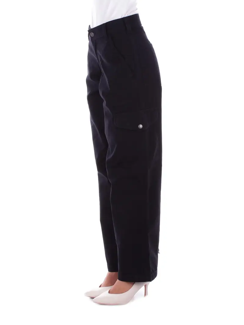 Pantalone Donna DICKIES Nero Duck canvas cargo miniatura 2