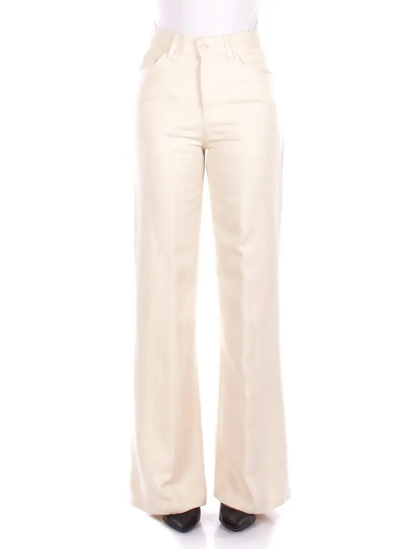 Pantalone Donna DONDUP Panna Amber