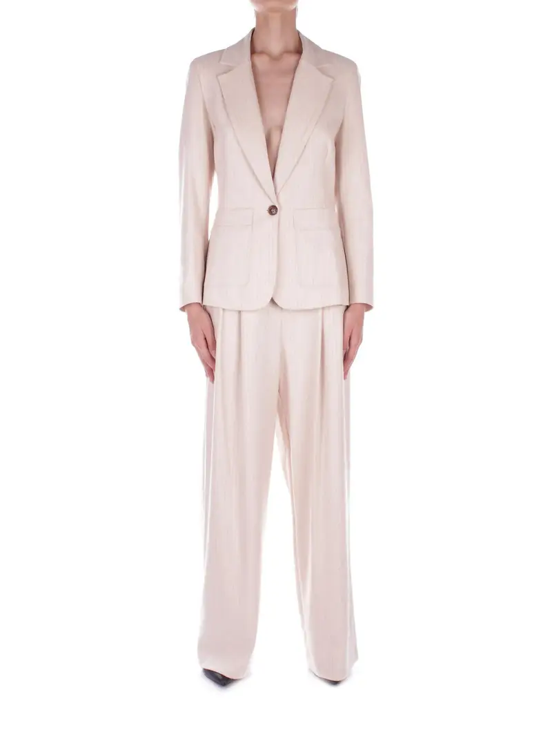 Pantalone Donna H2O Panna Pantalone riga