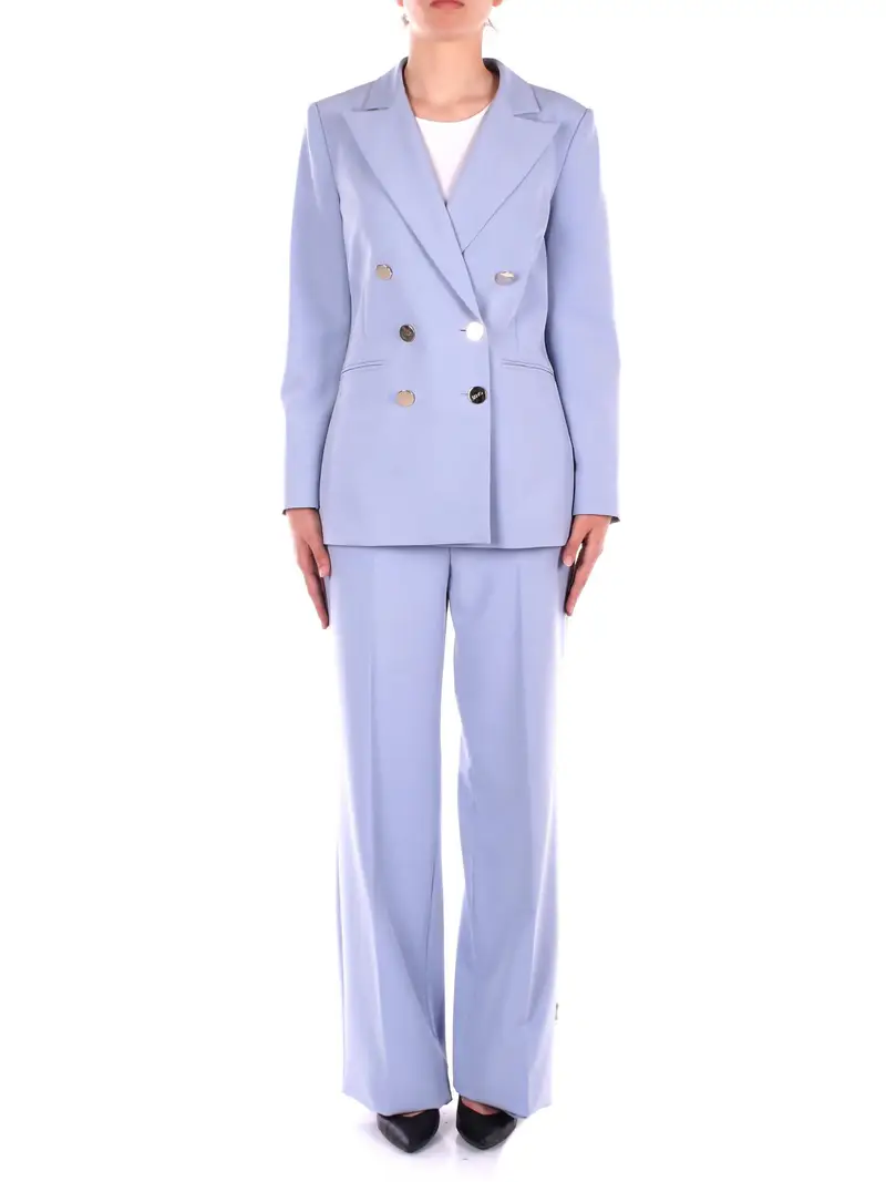 Pantalone Donna LIU JO Sky blu Ecs pantalone palazzo