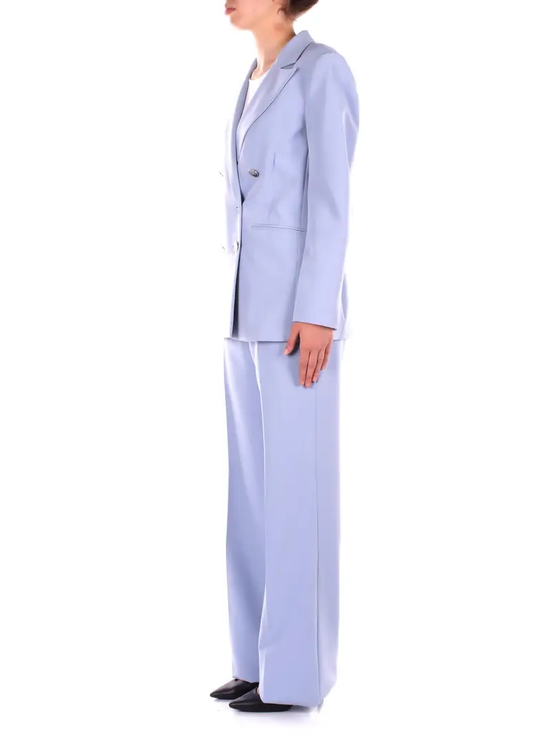 Pantalone Donna LIU JO Sky blu Ecs pantalone palazzo miniatura 2