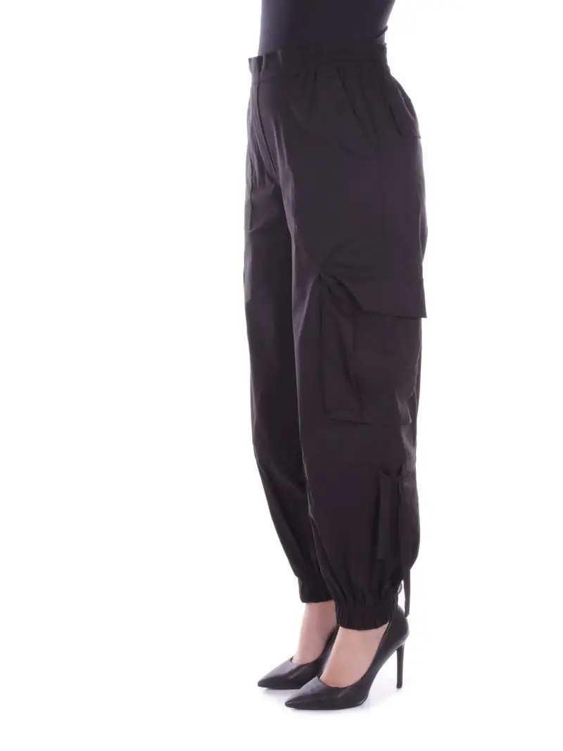 Pantalone Donna SEMICOUTURE Nero Pantalone brunetta miniatura 2