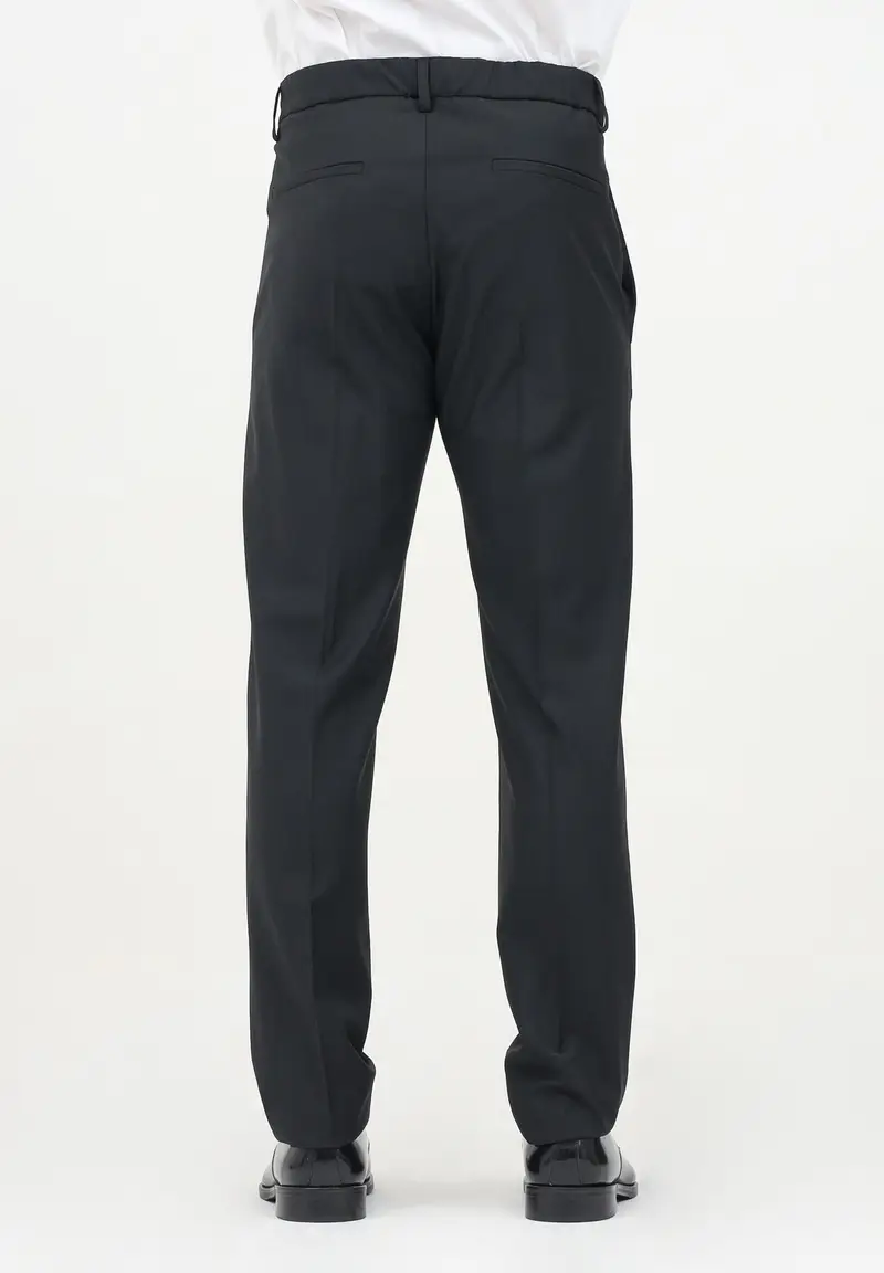 Pantalone elegante nero da uomo miniatura 2