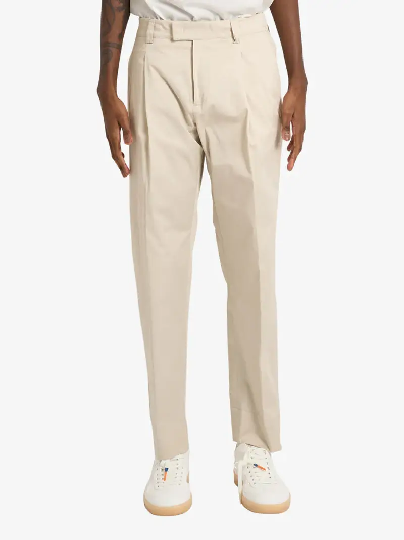 Pantalone Kim loose fit panna miniatura 2