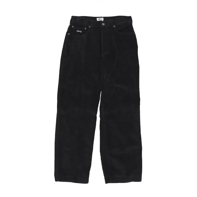 Pantalone Lungo Uomo Bigwig Baggy Corduroy Pant Digital Black