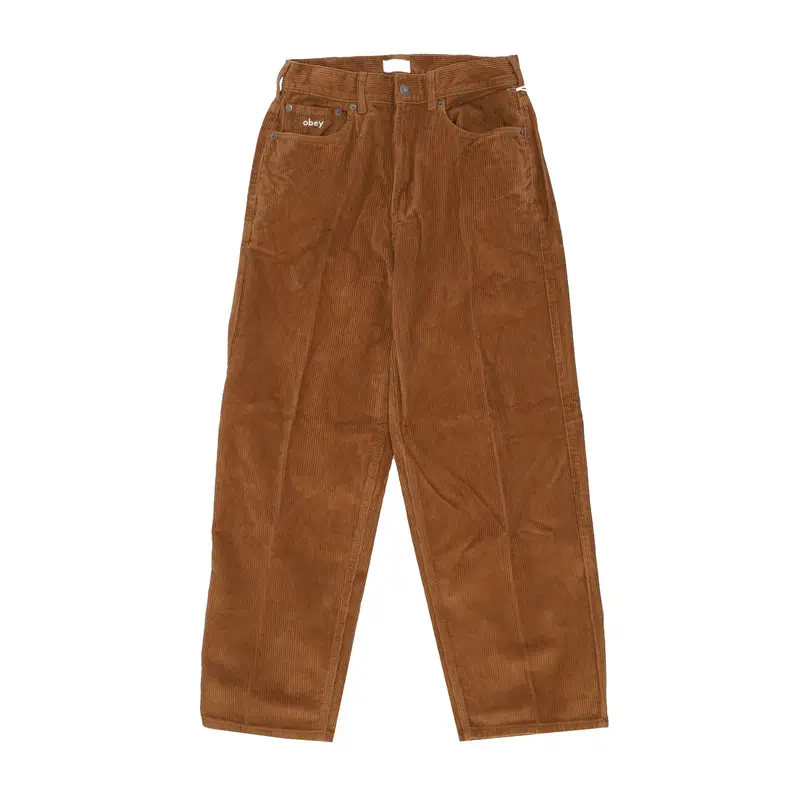 Pantalone Lungo Uomo Bigwig Baggy Corduroy Pant Java Brown