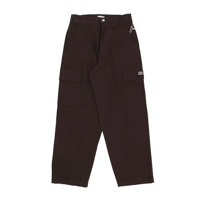 Pantalone Lungo Uomo Bigwig Baggy Twill Cargo Pant Java Brown