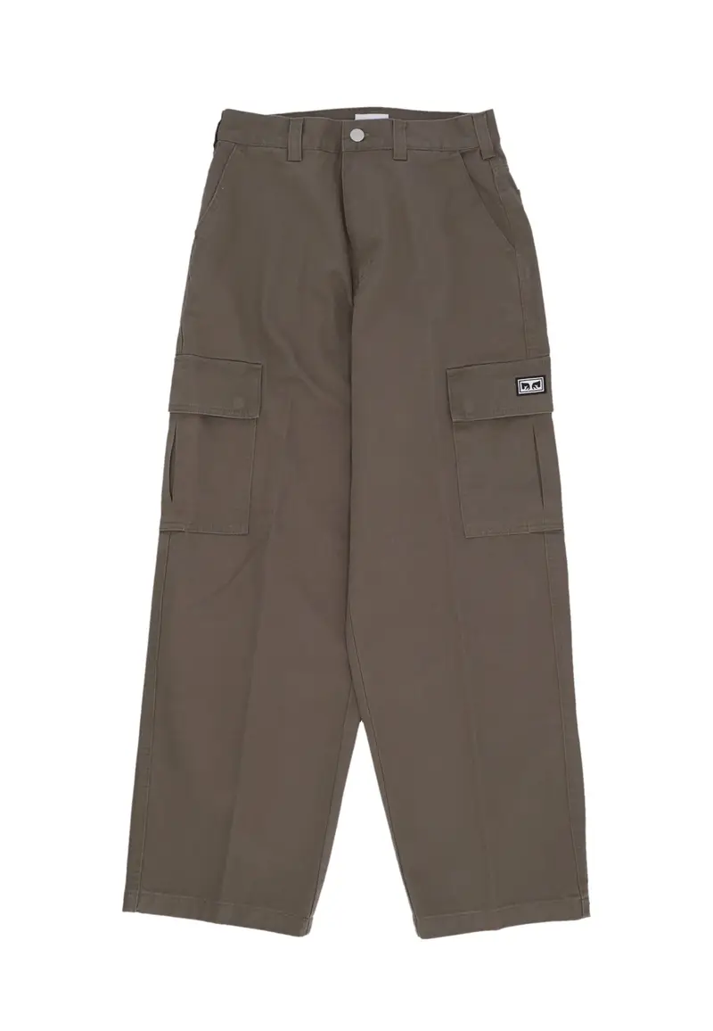 Pantalone Lungo Uomo Bigwig Baggy Twill Cargo Pant Smokey Olive