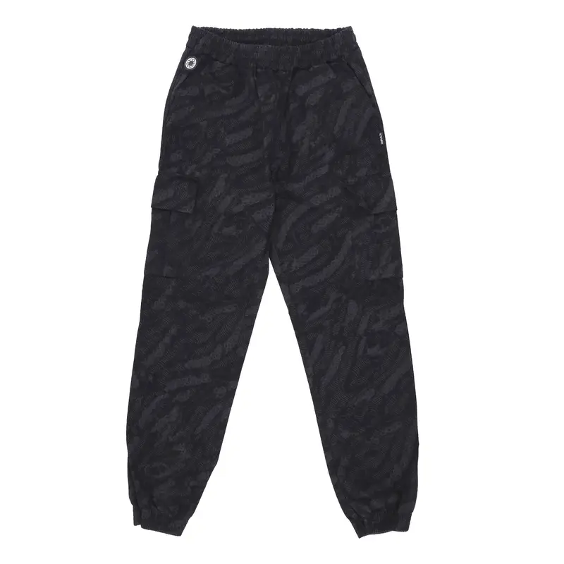 Pantalone Lungo Uomo Deco Cargo Jogger Black