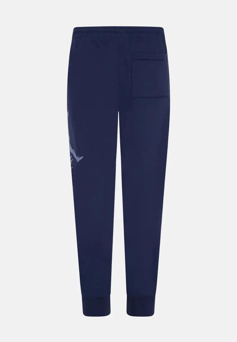 Pantalone sportivo blu da bambino con logo miniatura 2