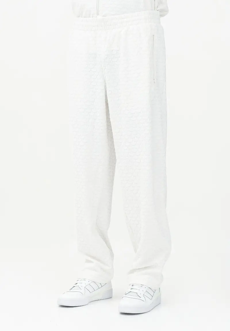 Pantalone sportivo Monogram bianco da uomo