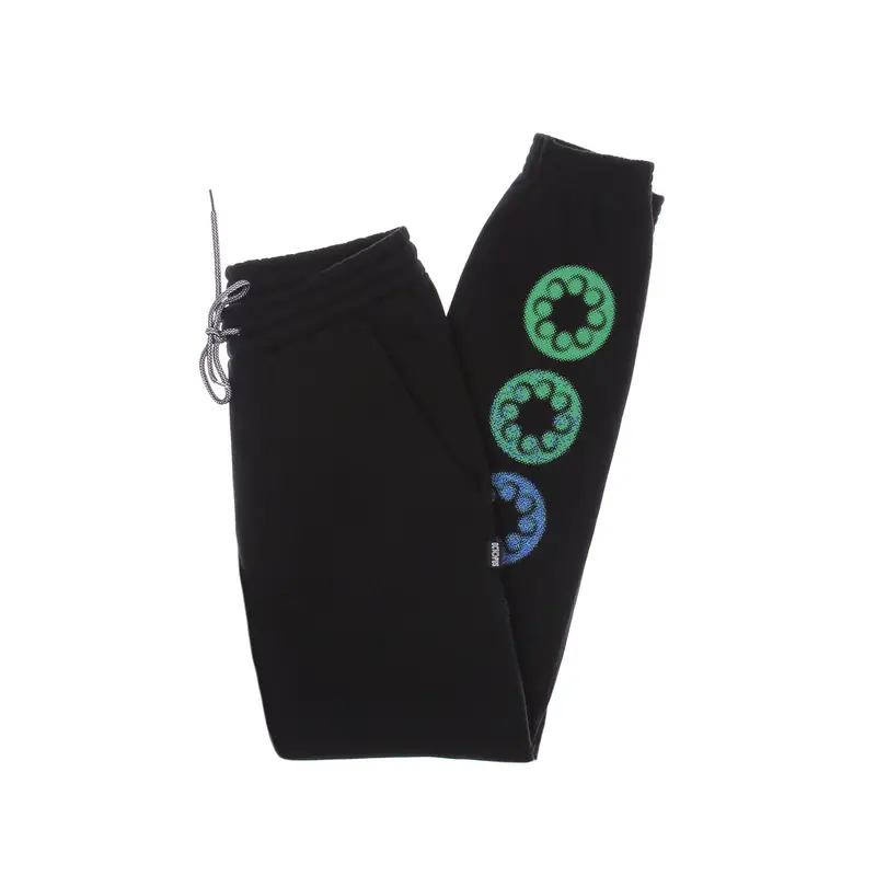 Pantalone Tuta Felpato Uomo Blurred Sweatpant Black