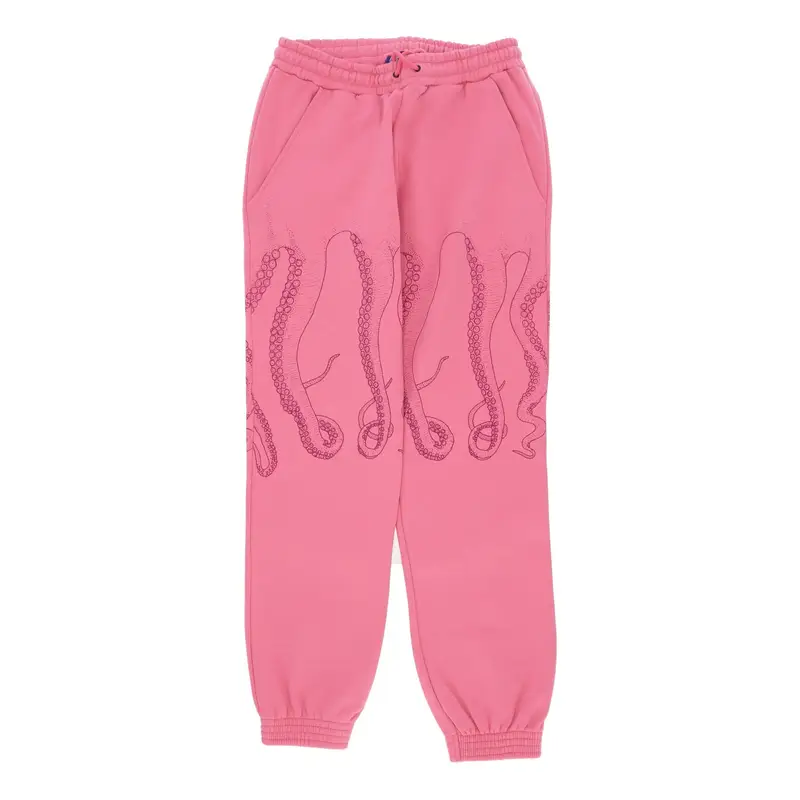 Pantalone Tuta Felpato Uomo Outline Sweatpant Pink