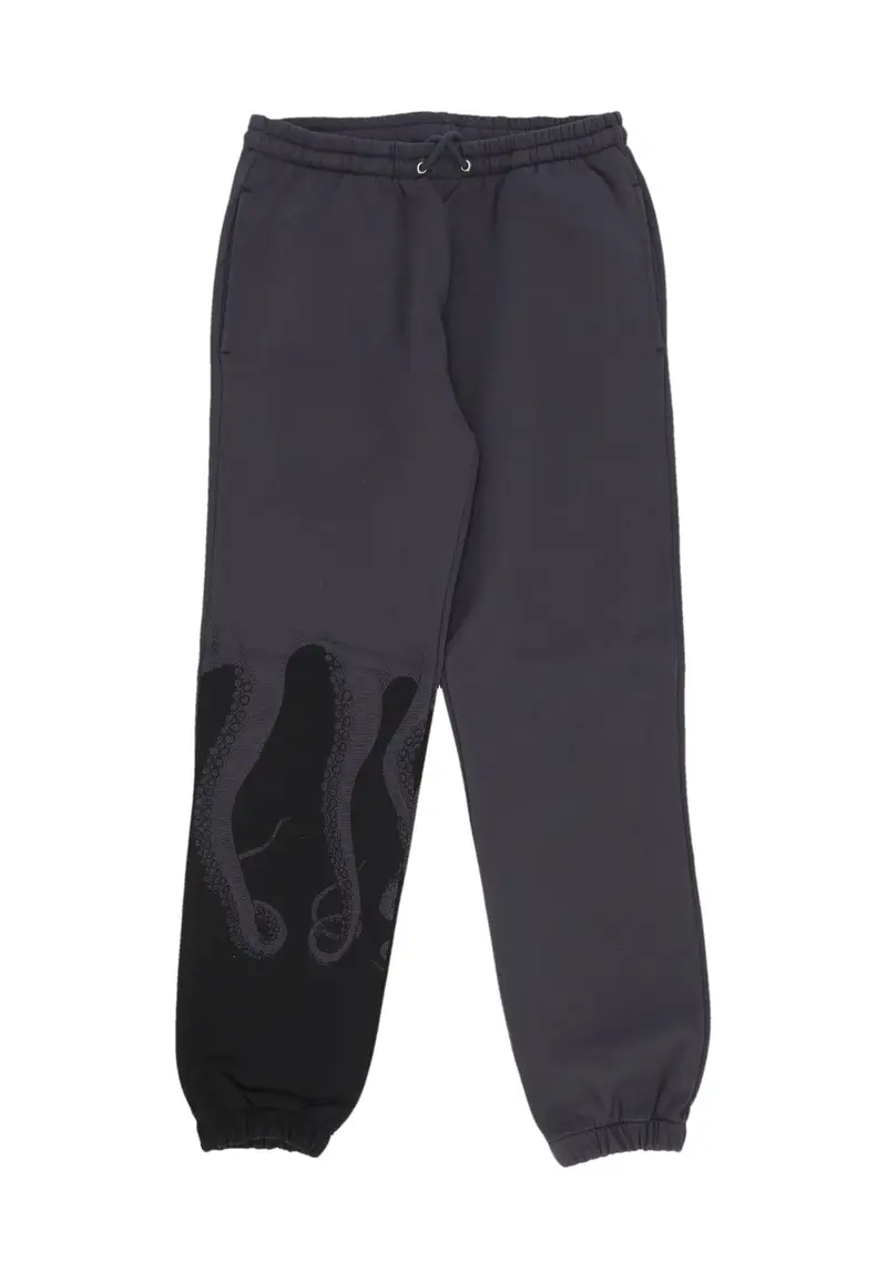 Pantalone Tuta Felpato Uomo Side Sweatpants Asphalt
