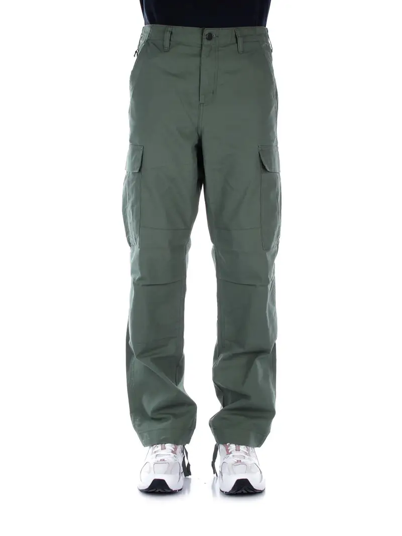 Pantalone Uomo CARHARTT WIP Duck green Regular cargo pant columbia