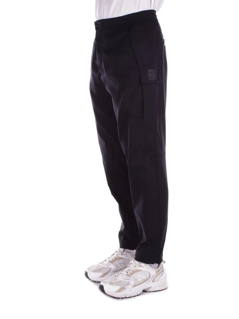 Pantalone Uomo CP COMPANY Black Panama regular cargo pants miniatura 2