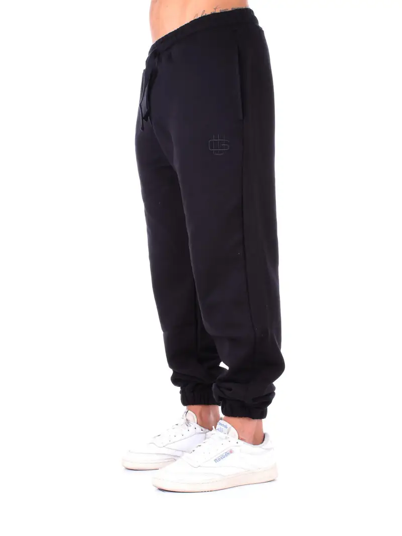 Pantalone Uomo GARMENT WORKSHOP Nero Fleece pants miniatura 2