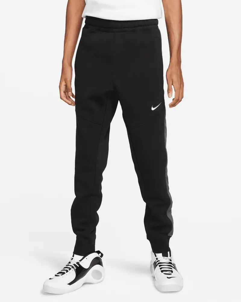 Pantalone uomo nike sportswear nero in cotone felpato |  Nike