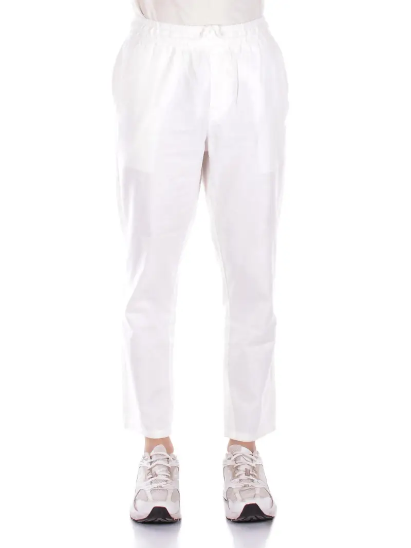 Pantalone Uomo ONLY & SONS Bright white Onslinus crop 0007 cot lin