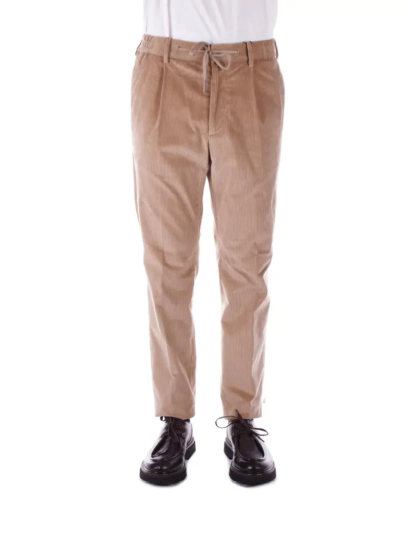 Pantalone Uomo TAGLIATORE Beige P new man velluto