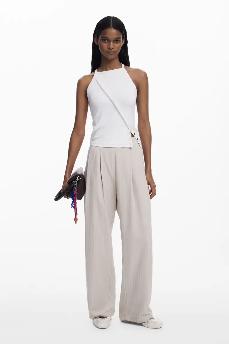 Pantaloni a pinces con cintura