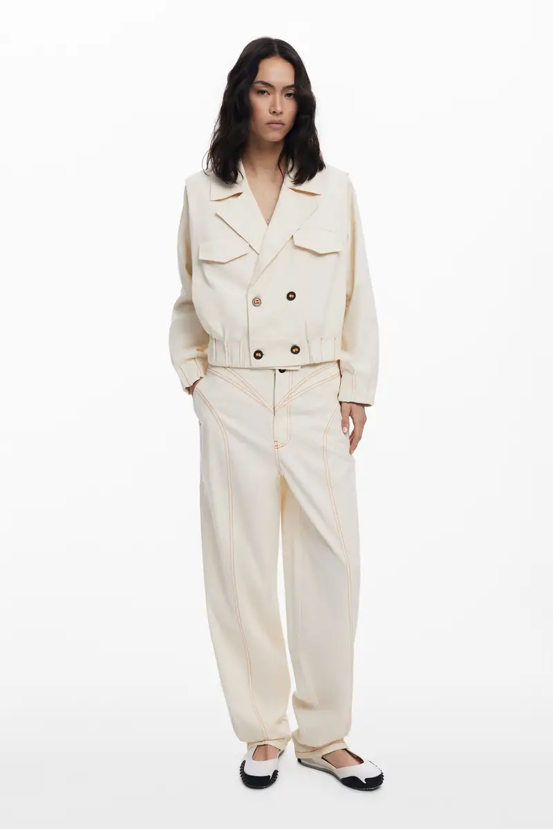 Pantaloni balloon con tasche frontali