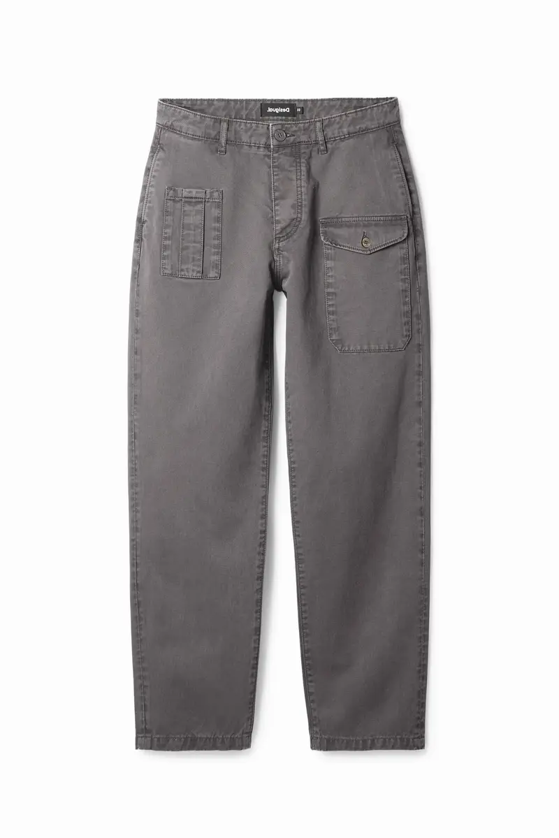 Desigual Pantaloni cargo Nero 2067551