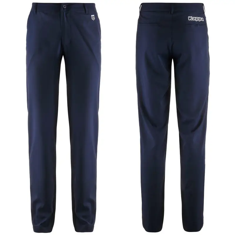 pantaloni da bambino in poliestere blu da allenamento |  Kappa