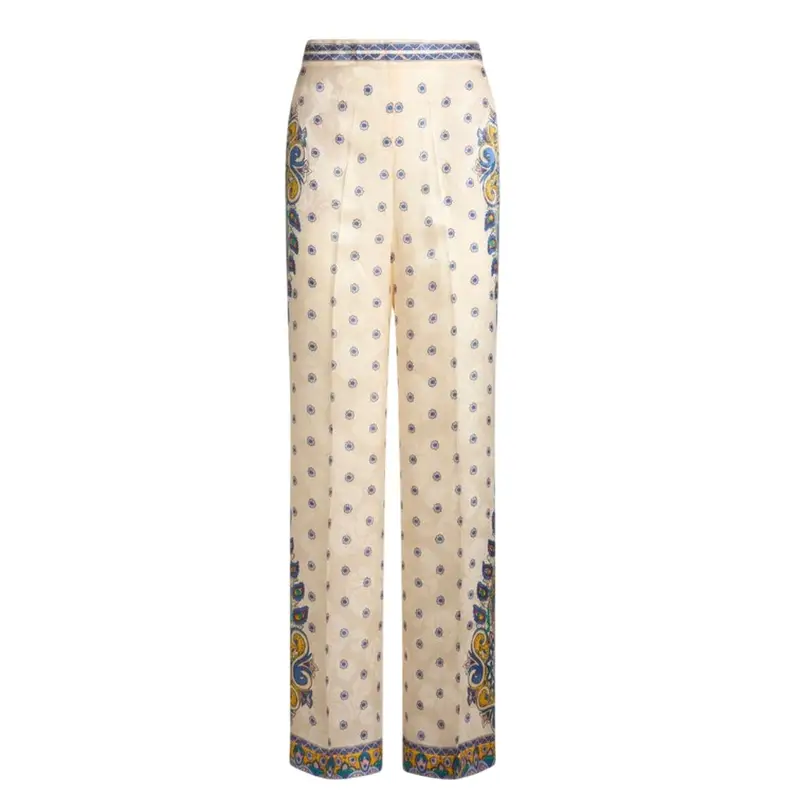 pantaloni donna etro - trousers woman - avorio