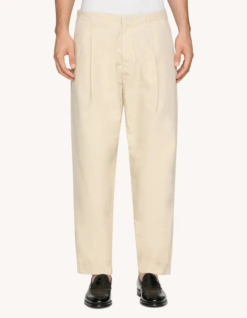 Pantaloni Miles loose beige