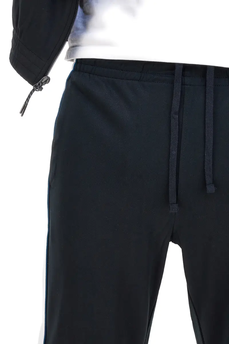 Pantaloni Neri Con Fasce Laterali Bianche SKECHERS Premier Track Pant miniatura 3