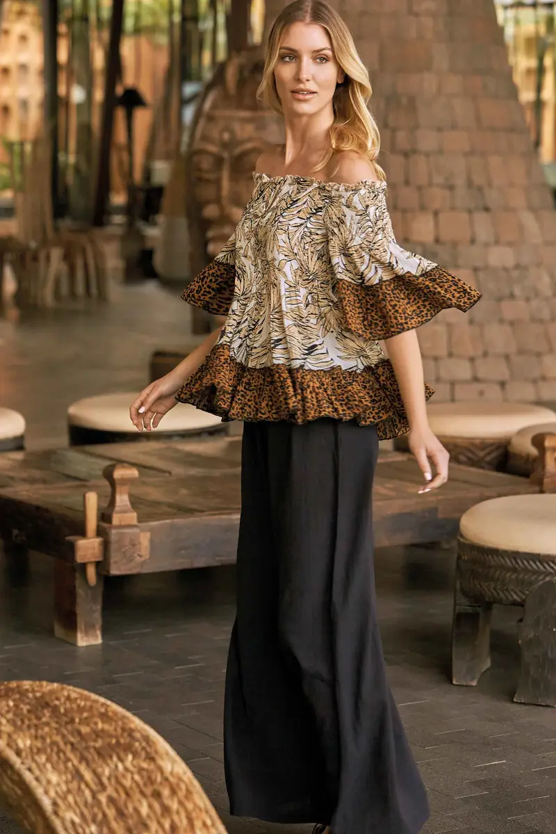 PANTALONI PALAZZO | Colore: Nero | Taglia: XL