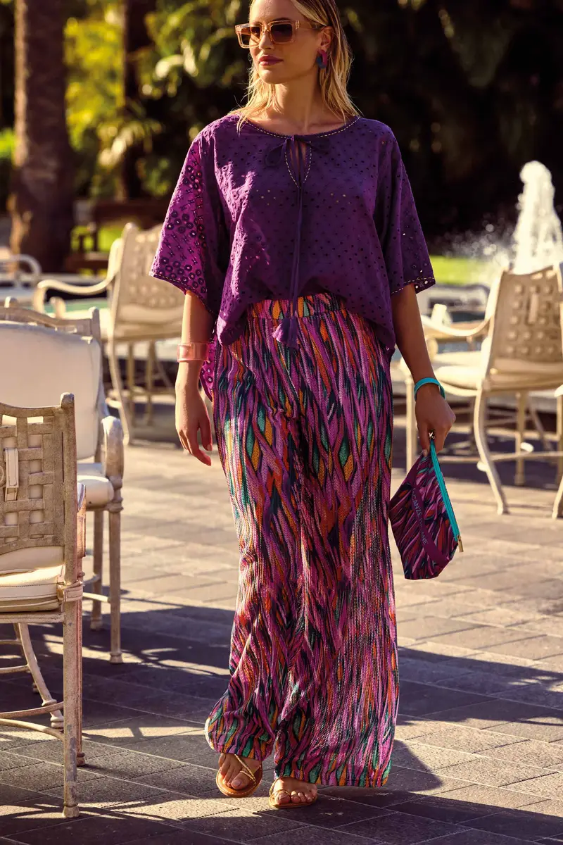 PANTALONI PALAZZO INES | Colore: Multi | Taglia: M