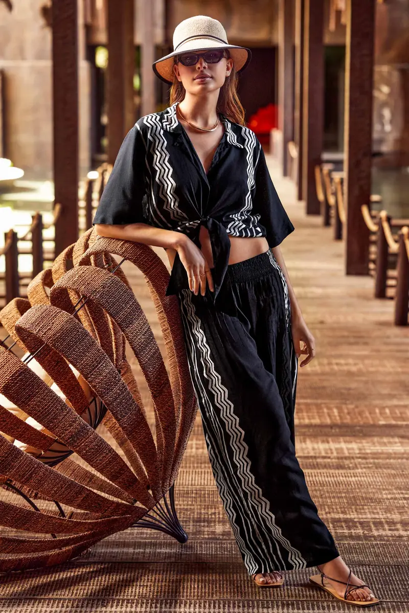 PANTALONI PALAZZO MARA | Colore: Multi | Taglia: M