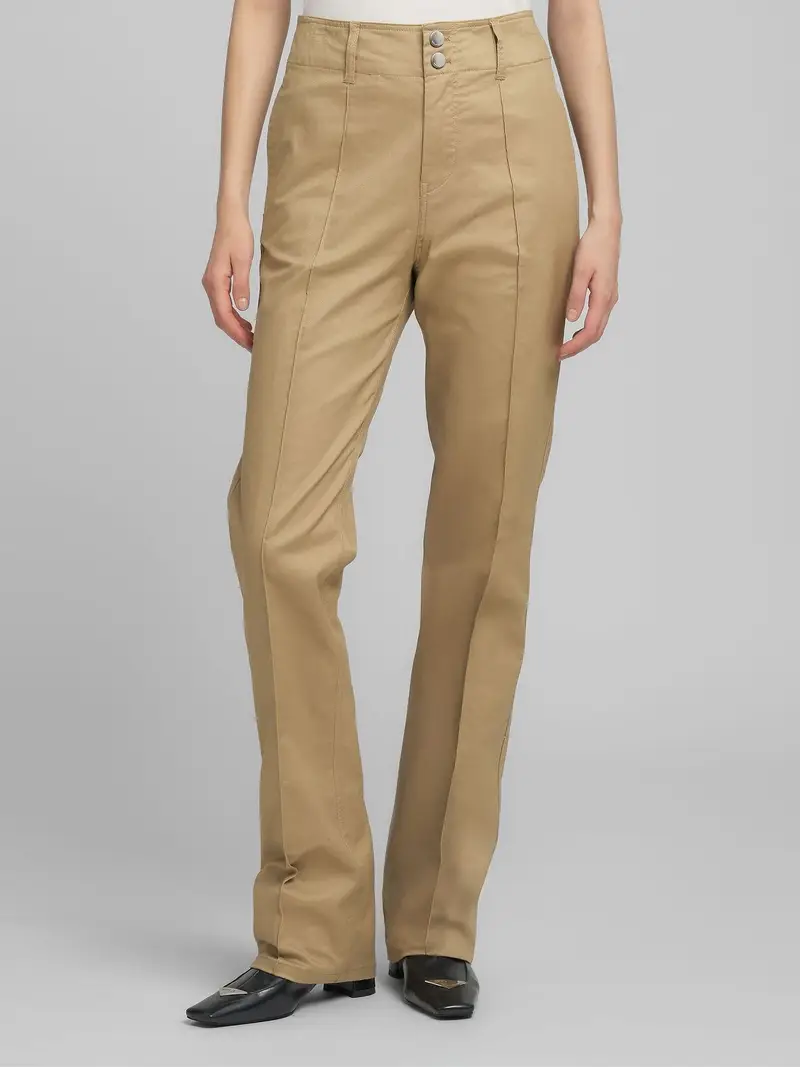 Pantaloni Regular Fit In Twill